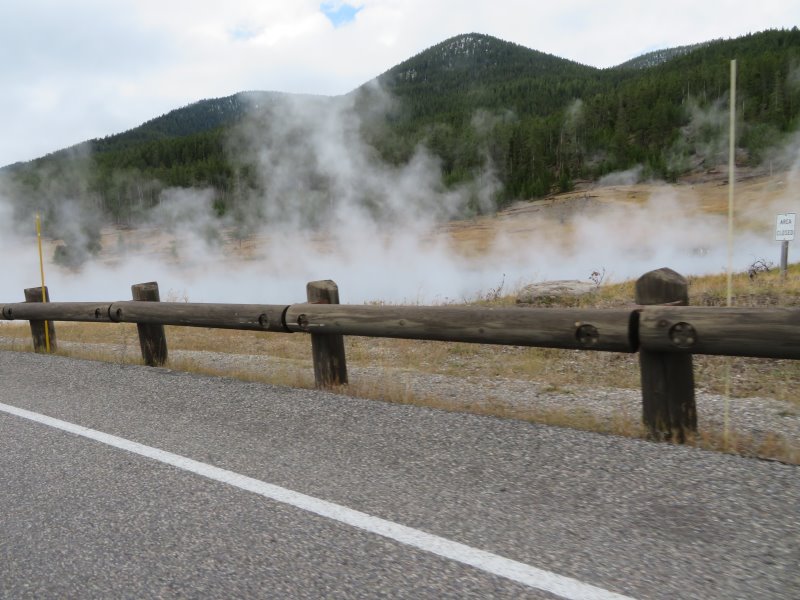 Steam vents in Yellowstone